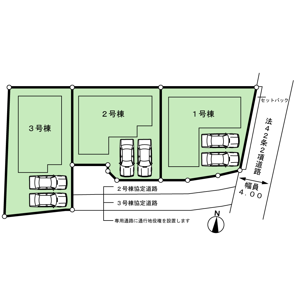 加古川町中津　区画図